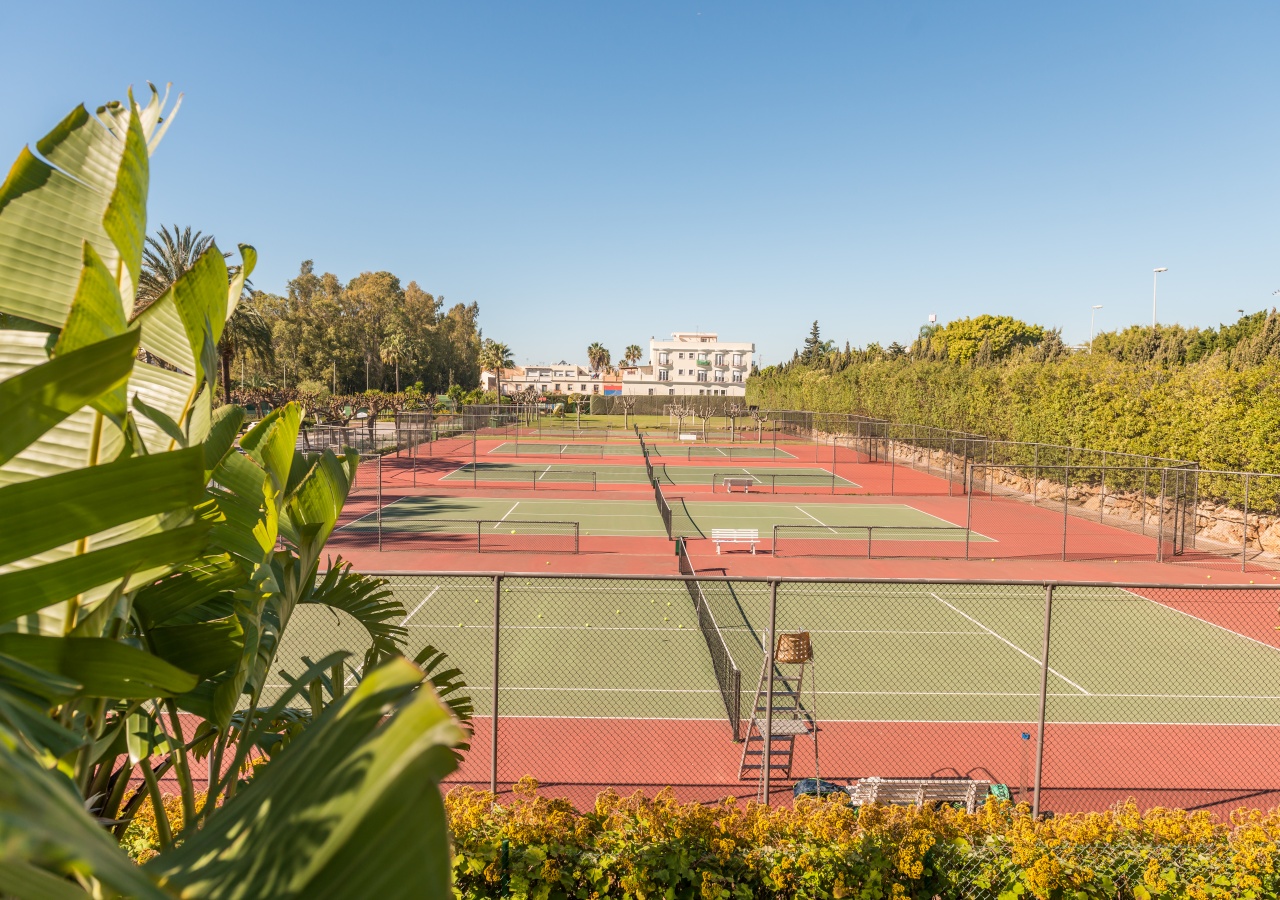 tennis courts photo